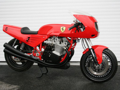 H πρώτη και μοναδική μοτοσικλέτα Ferrari